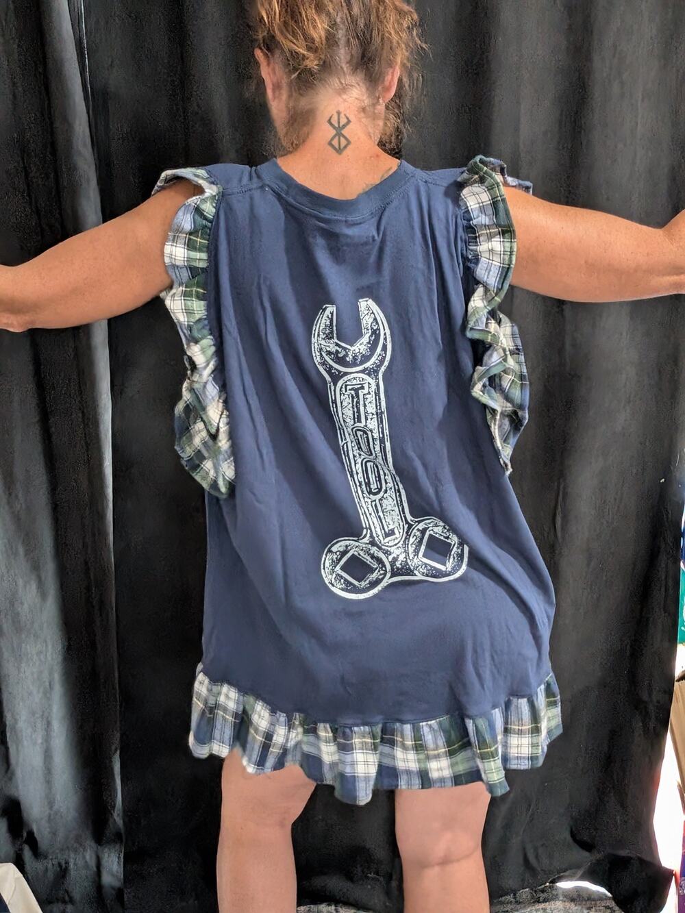 Upcycled Band Tee Dress - Tool !!
